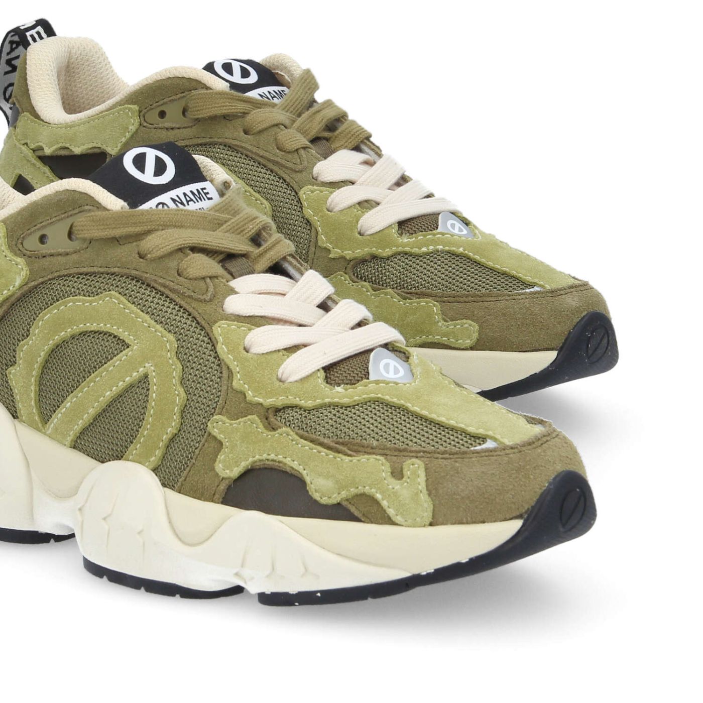 KRAZEE CAMO M - SUEDE/SUED/KNIT - OLIVE GREEN/KIWI GREEN